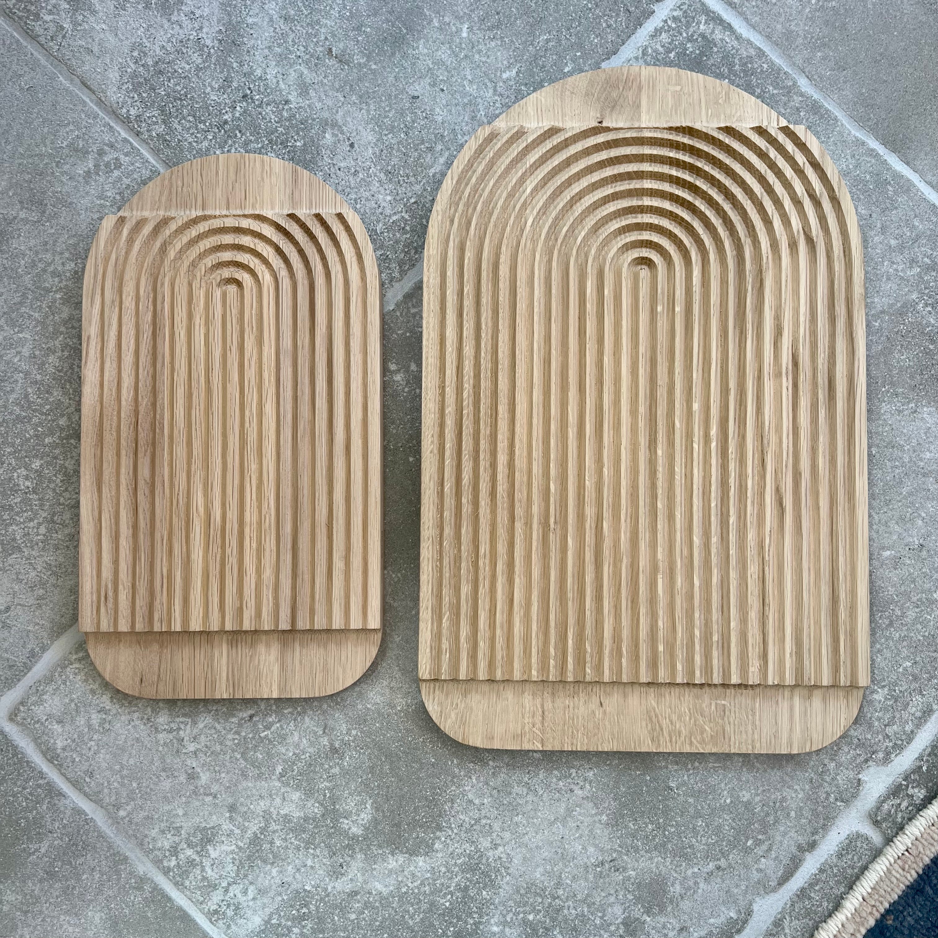 Reversible Oak Tray/Cutting Board