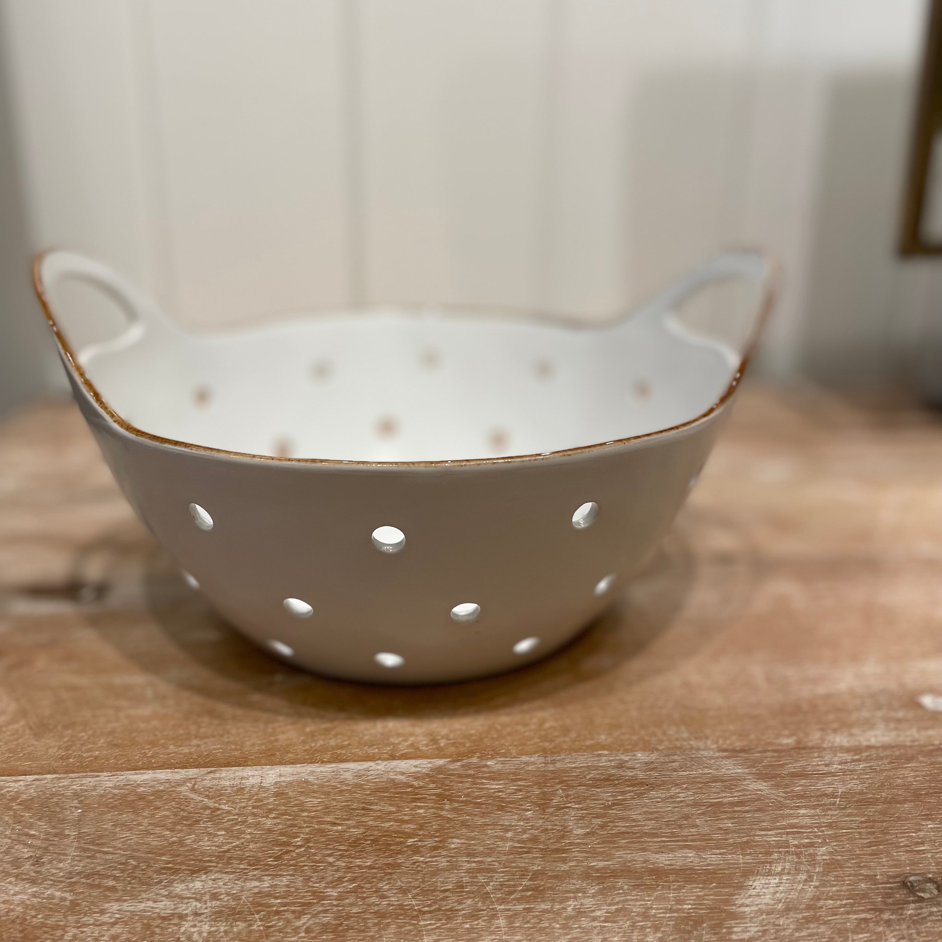 Stoneware Colander
