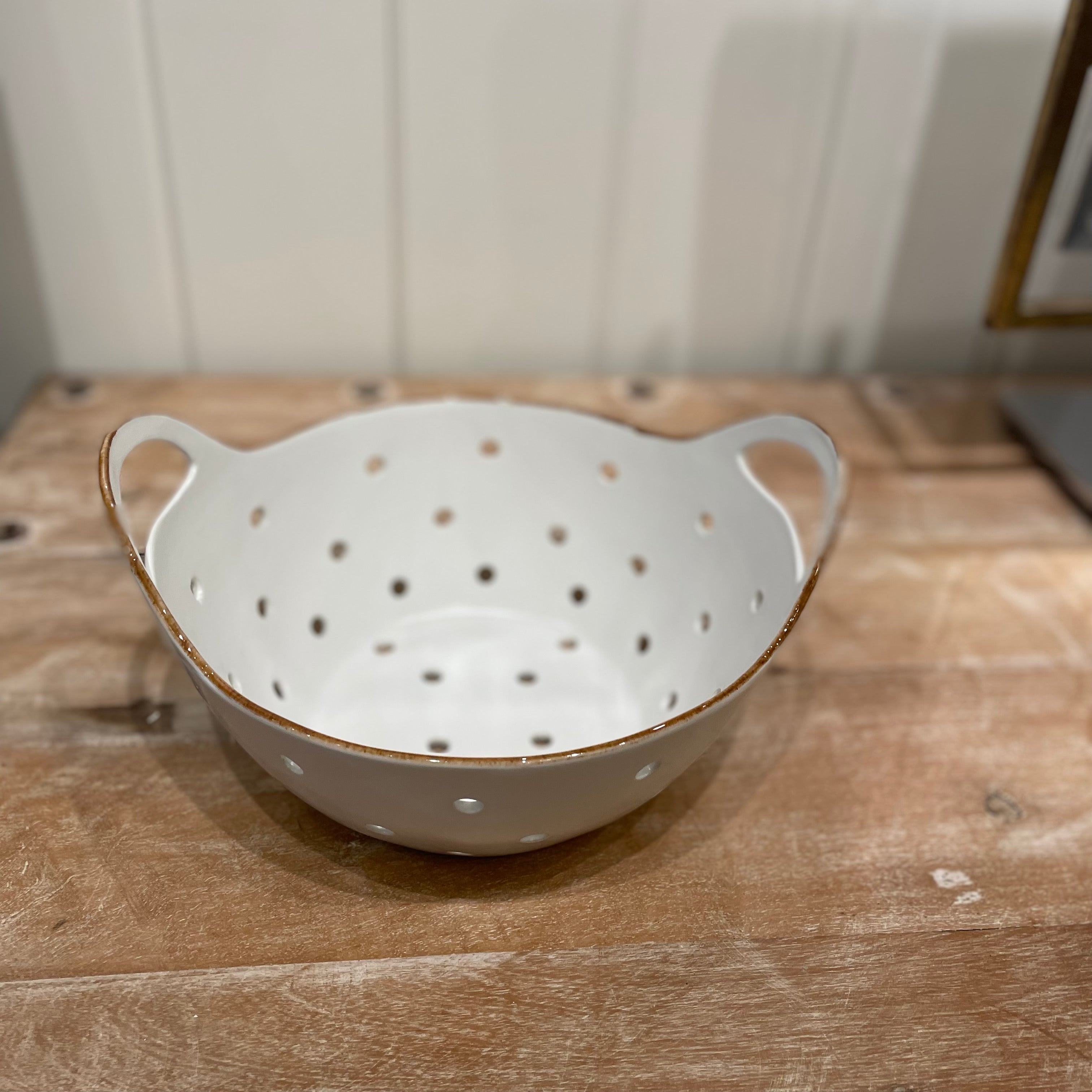 Stoneware Colander