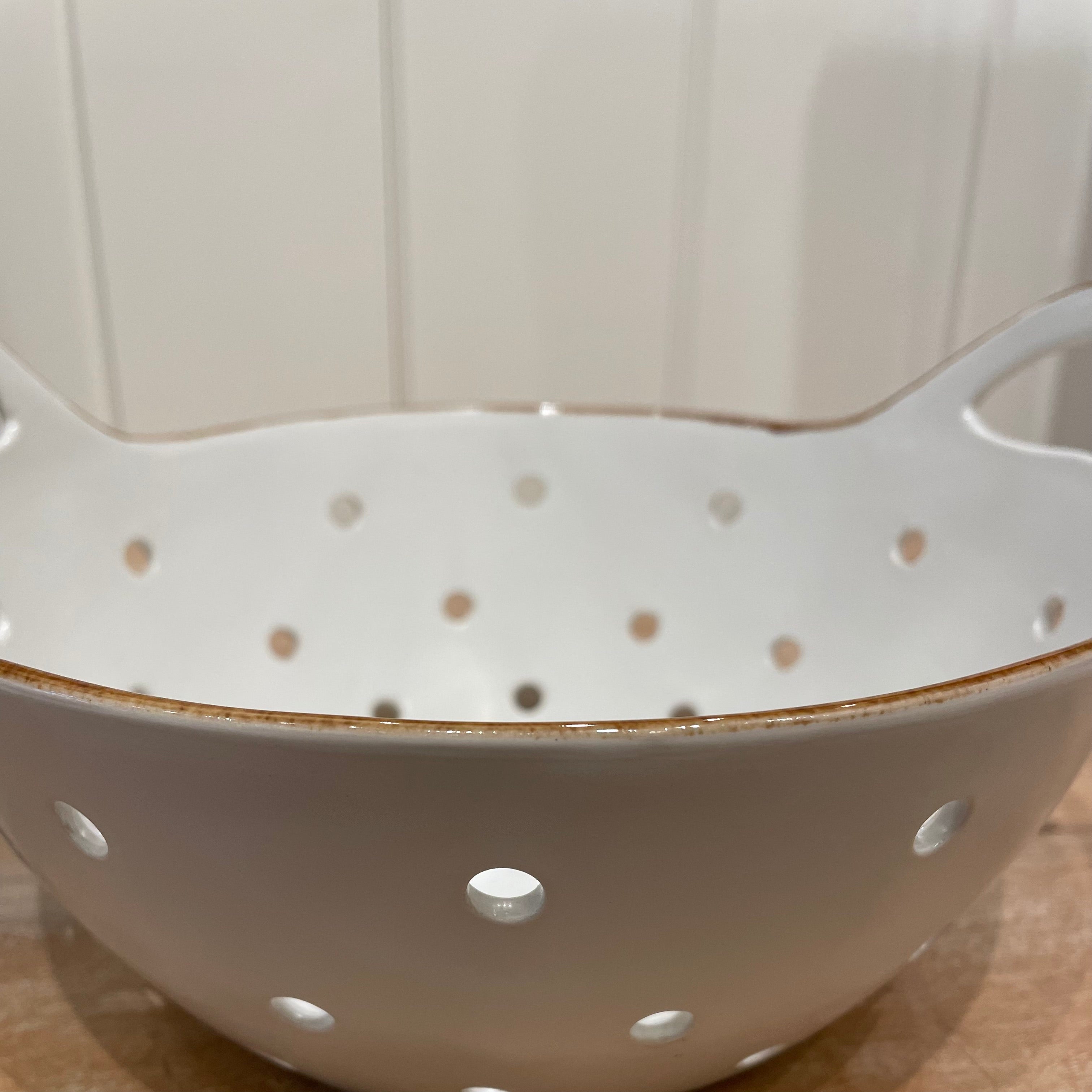 Stoneware Colander