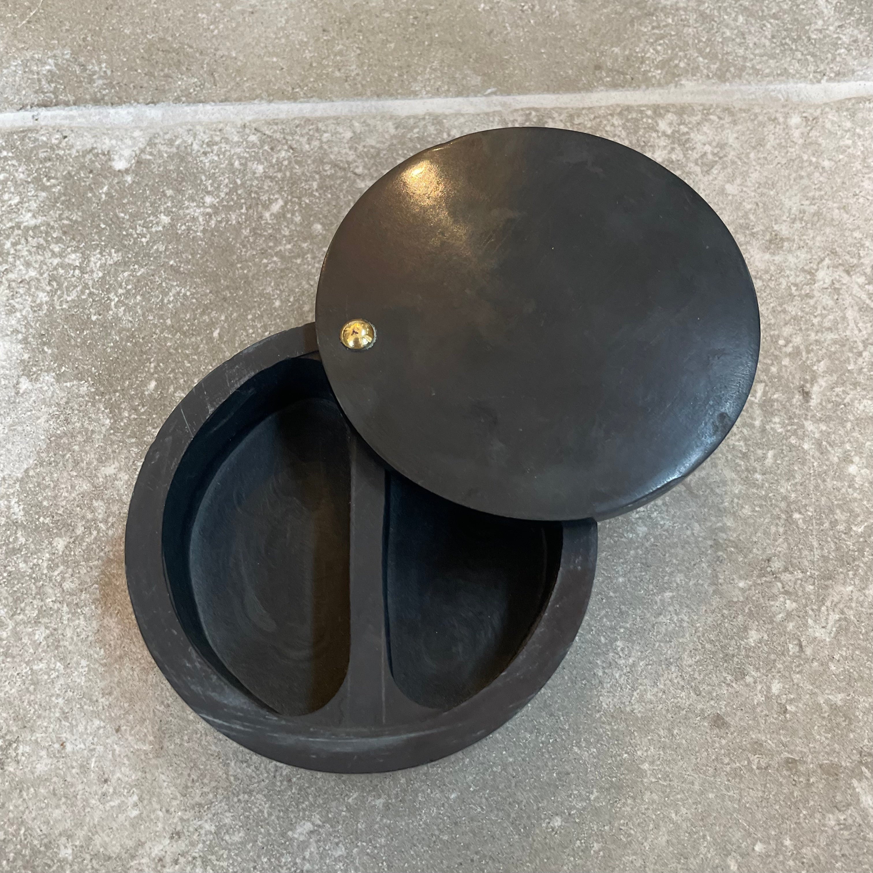 Soapstone Salt & Pepper Cellar