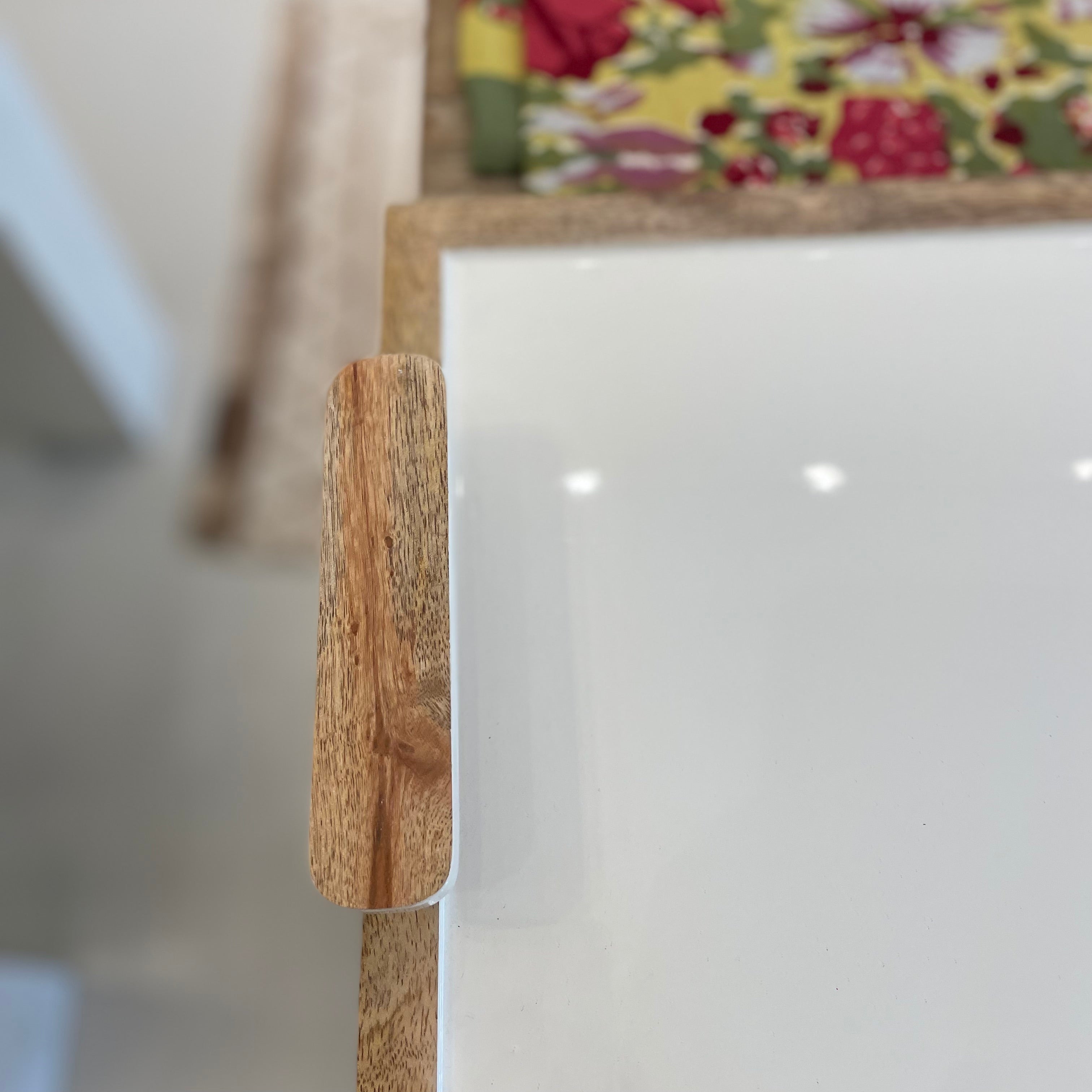 Mango Wood & Enamel ServingTray