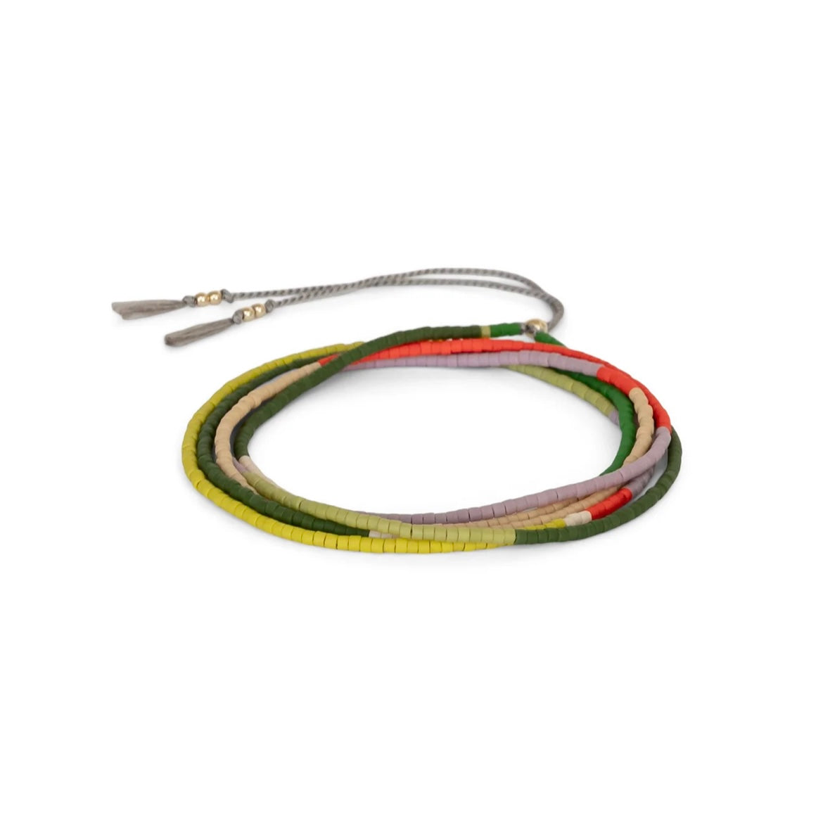 Glass Bead Wrap Bracelet