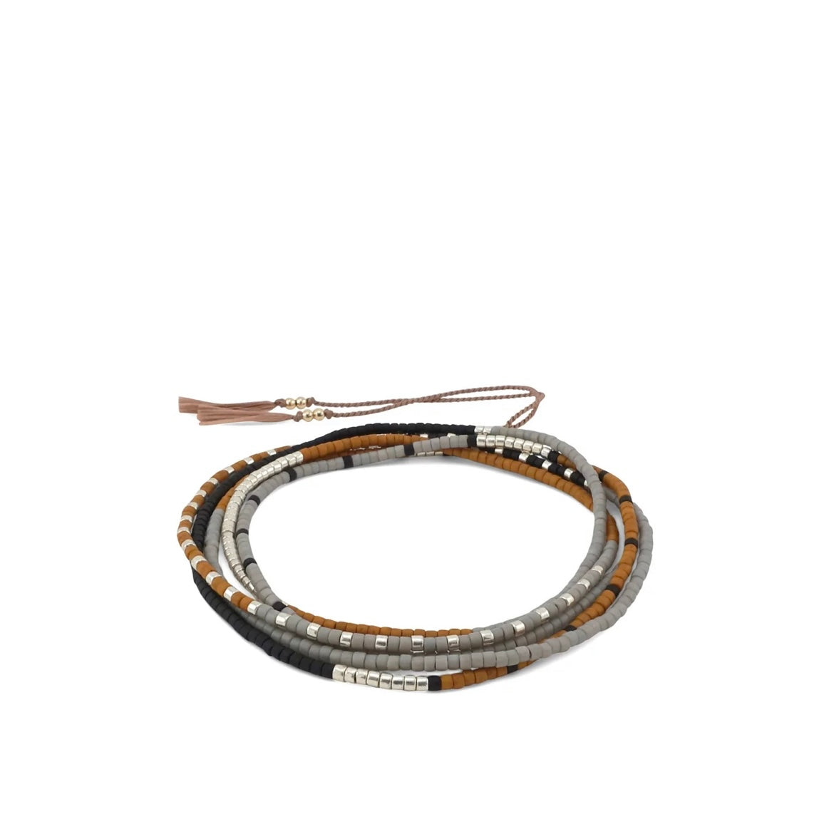 Glass Bead Wrap Bracelet