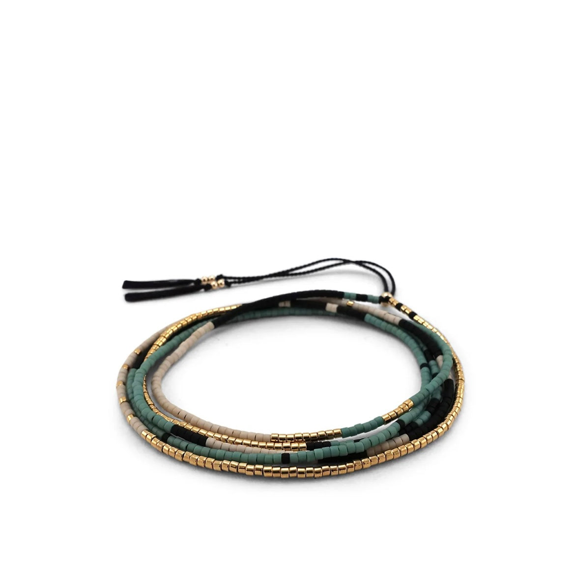 Glass Bead Wrap Bracelet