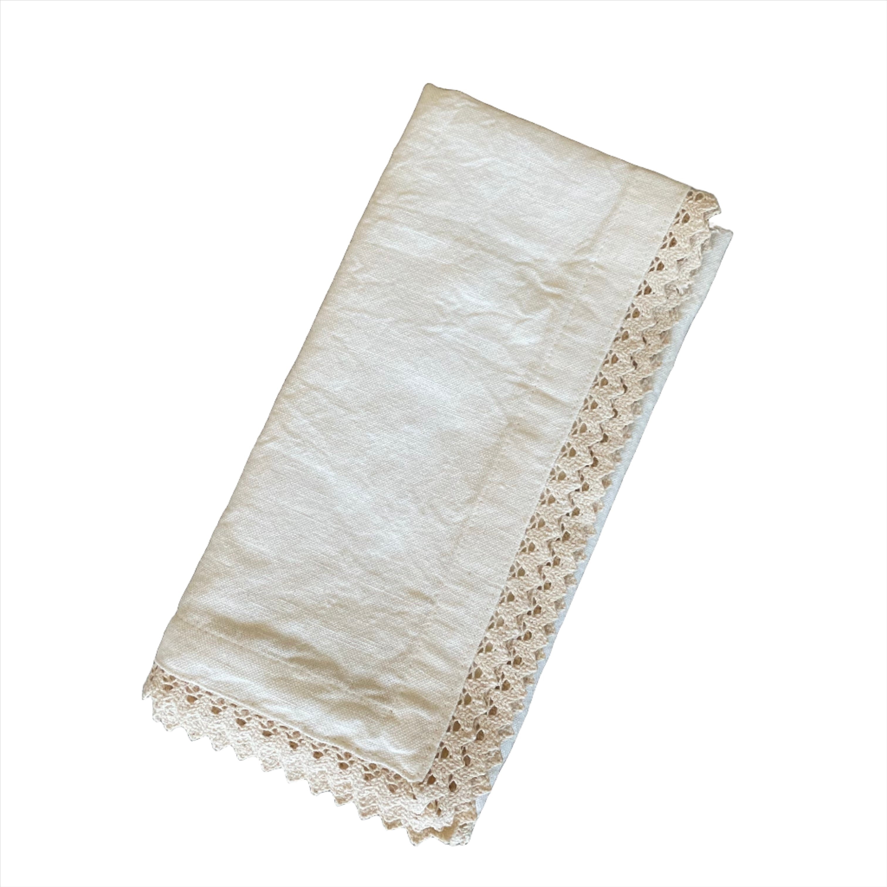 Cotton/Linen Lace Napkins