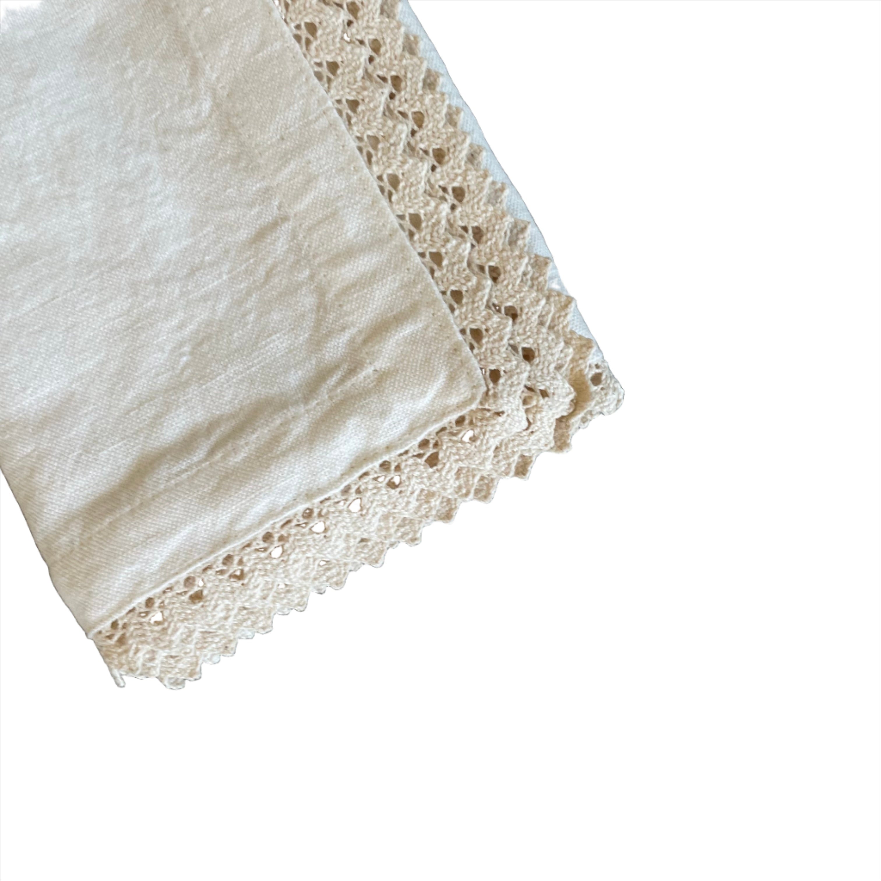 Cotton/Linen Lace Napkins