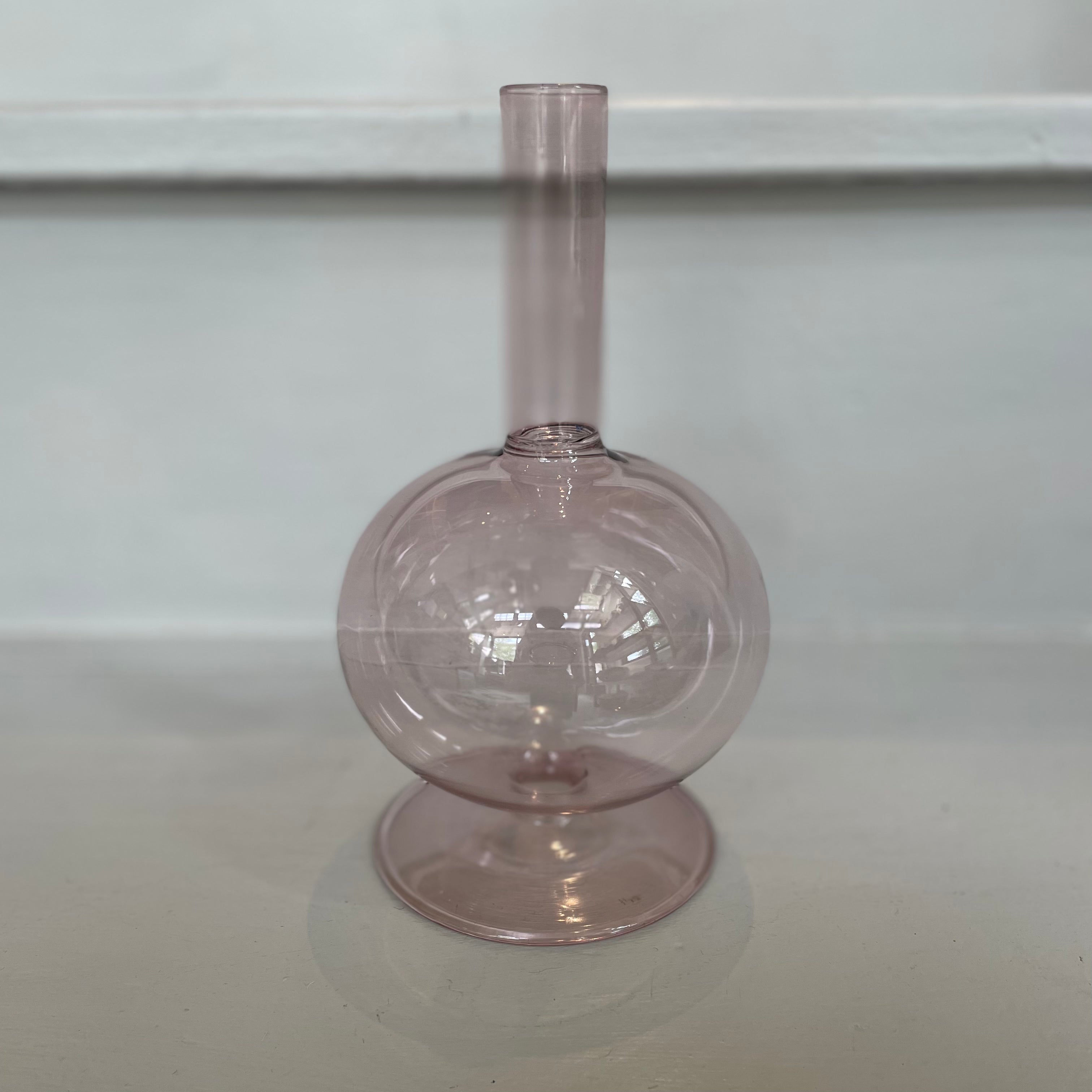 Malaga Glass Candlestick Holders