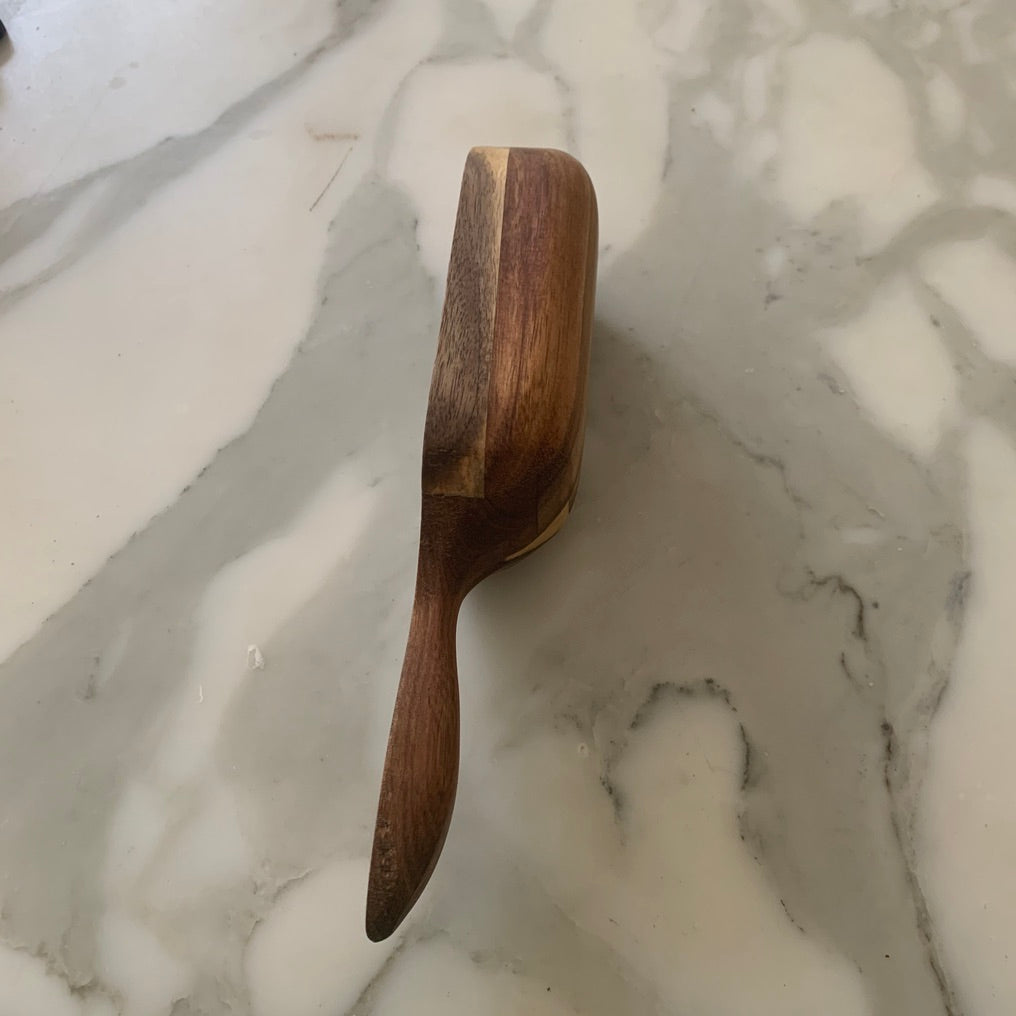 Acacia Wood & Stainless Steel Cheese Grater