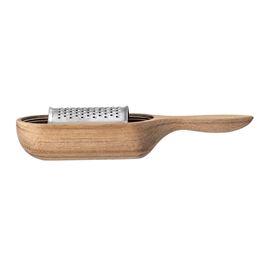 Acacia Wood & Stainless Steel Cheese Grater