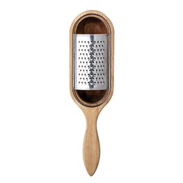 Acacia Wood & Stainless Steel Cheese Grater