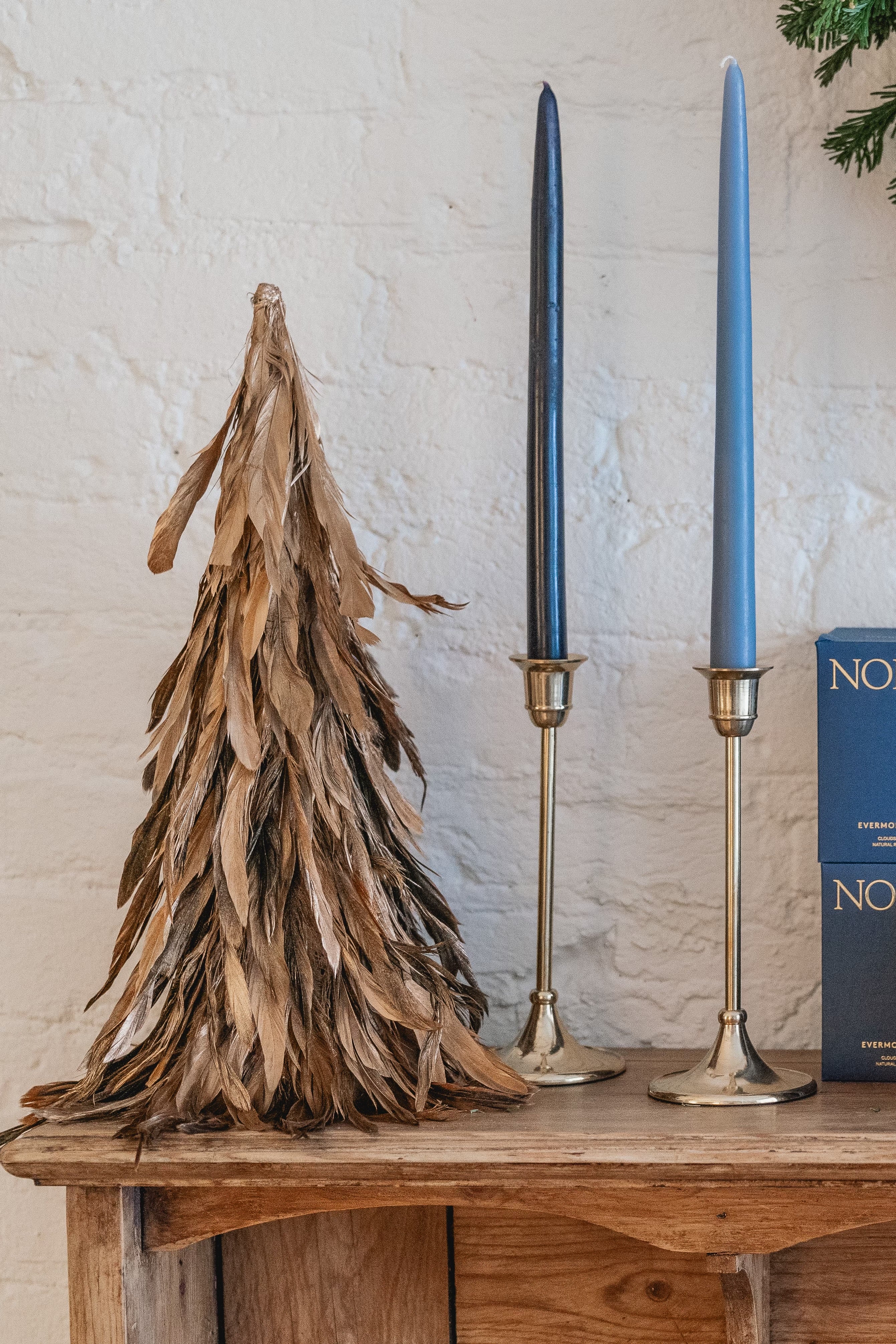 Gold Feather Holiday Tree