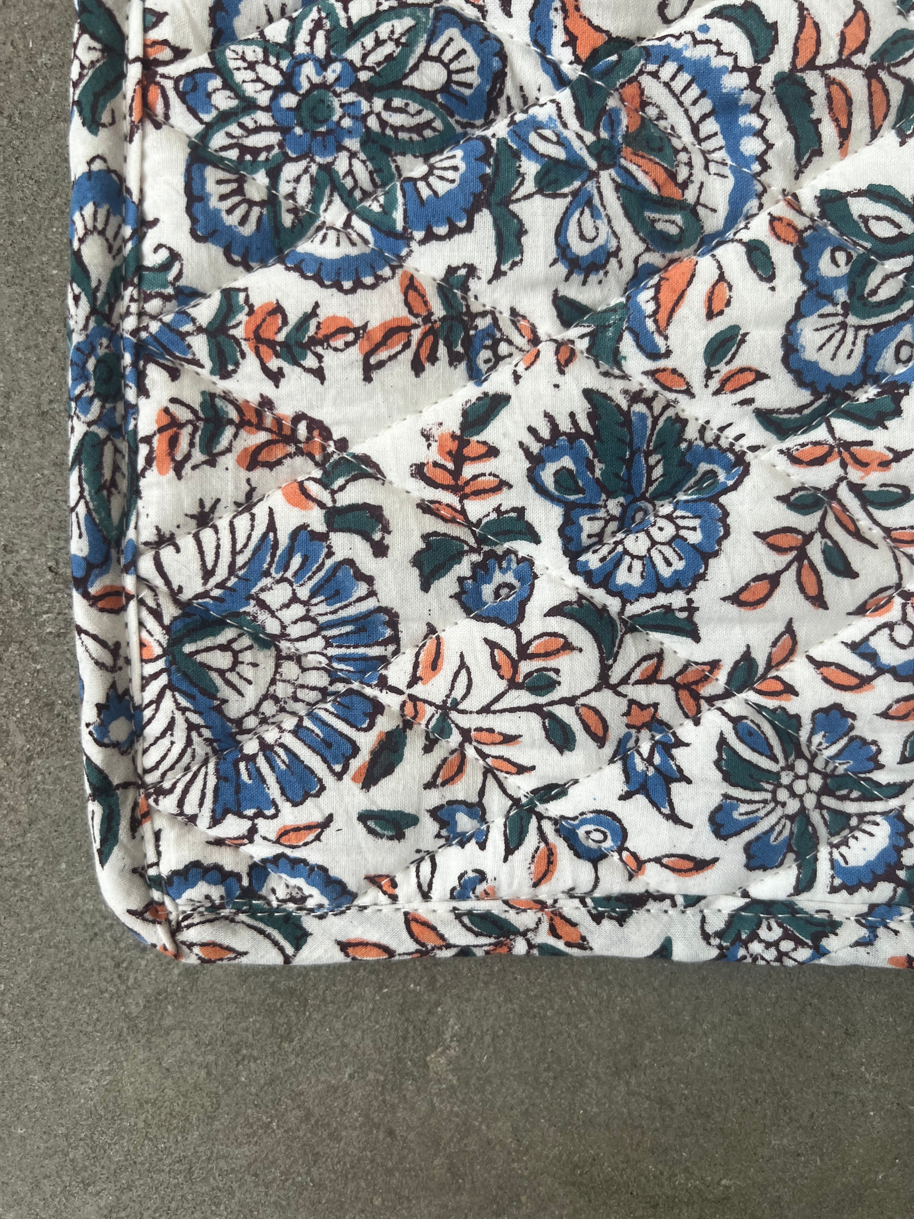 Floral Oven Mit & Potholder