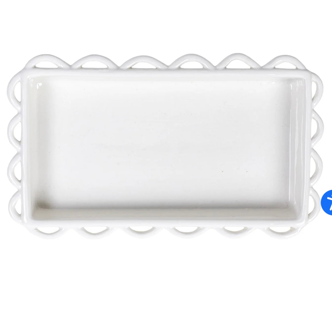 Decorative Scalloped Napkin Holder