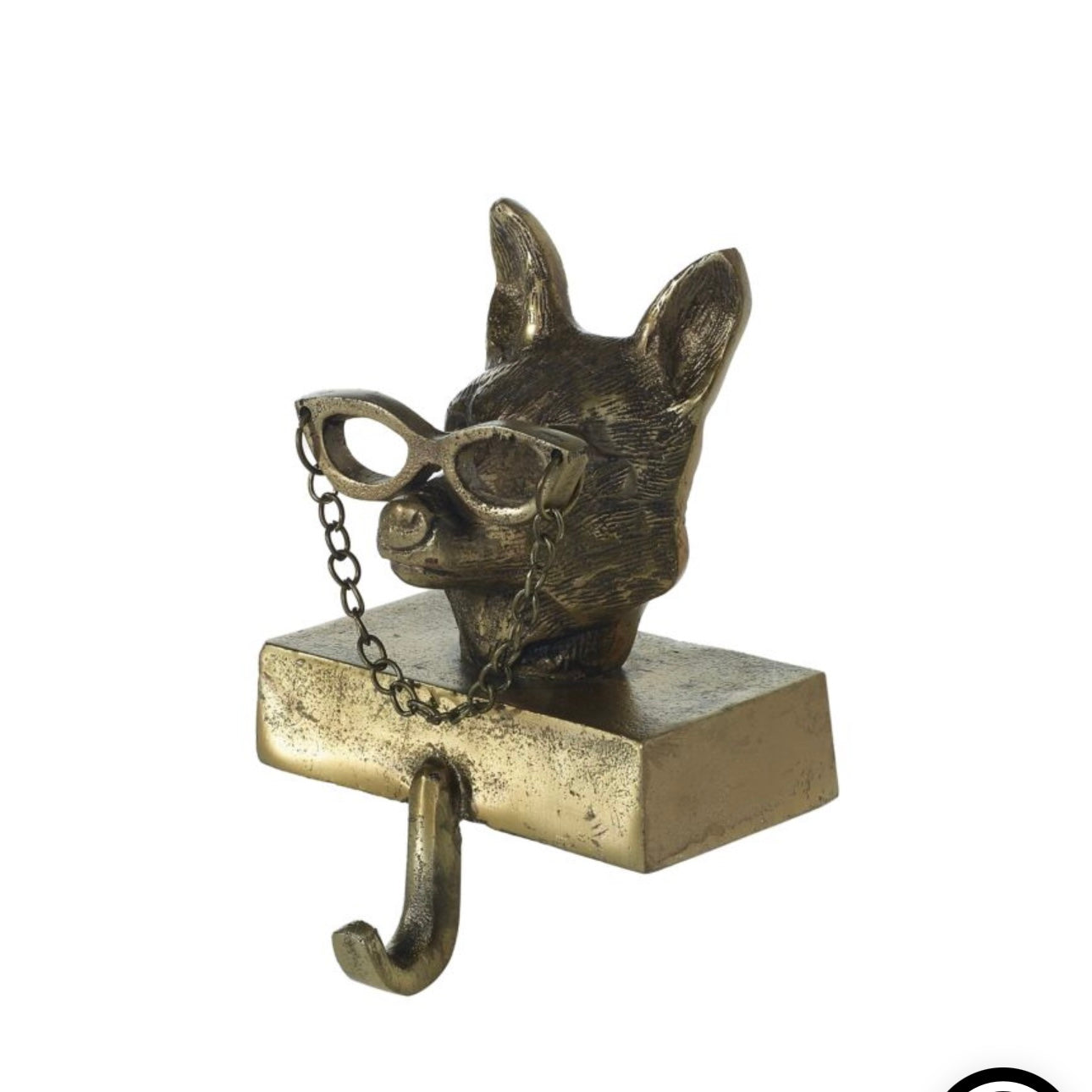 E & E Eloise Gold Stocking Holder