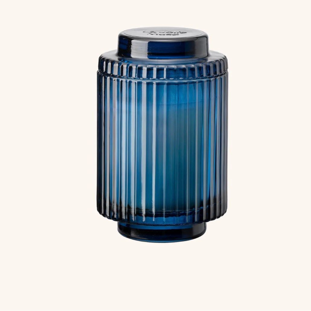 Ribbed Glass Candles - 7oz