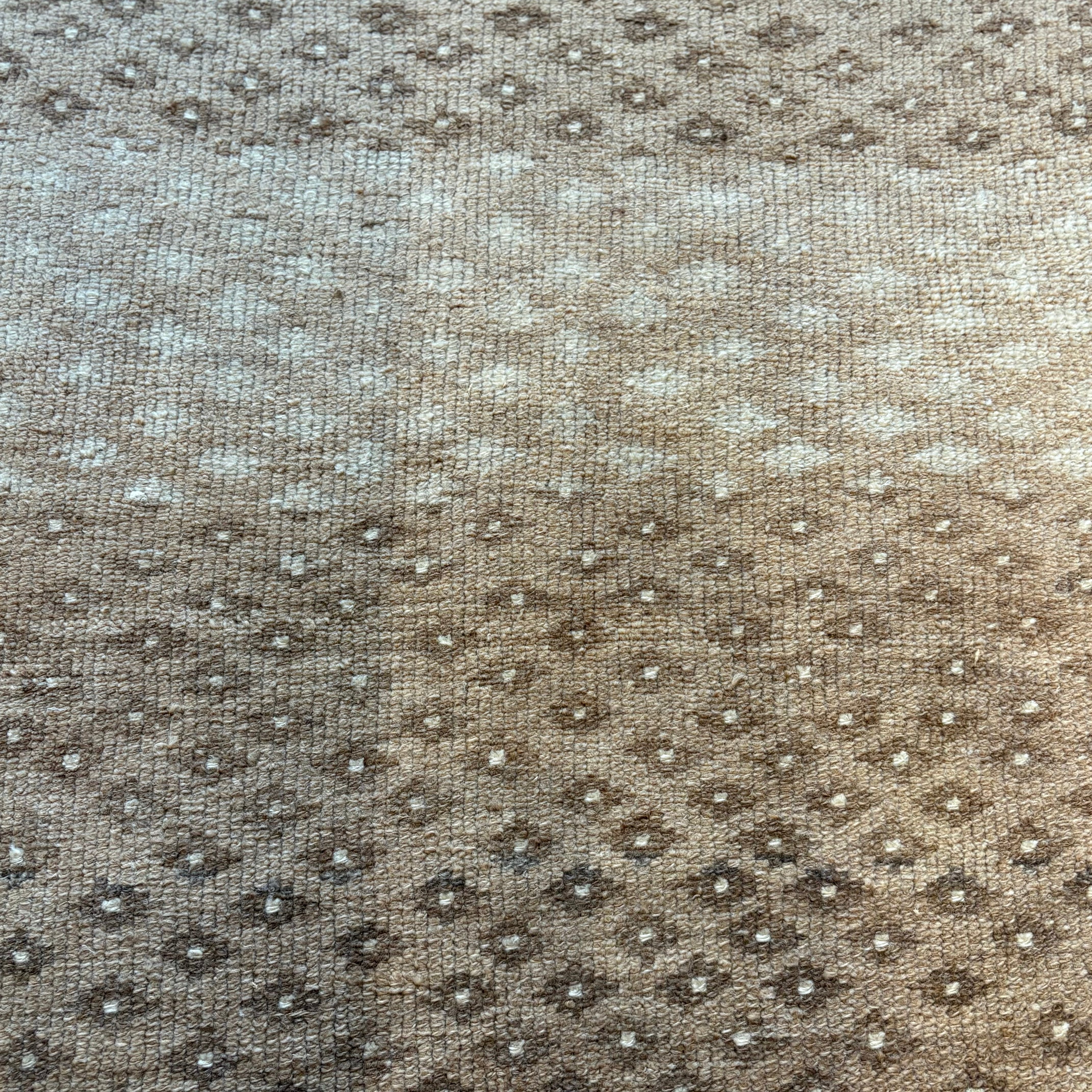 Vintage Beige / Brown / Cream Oushak Runner