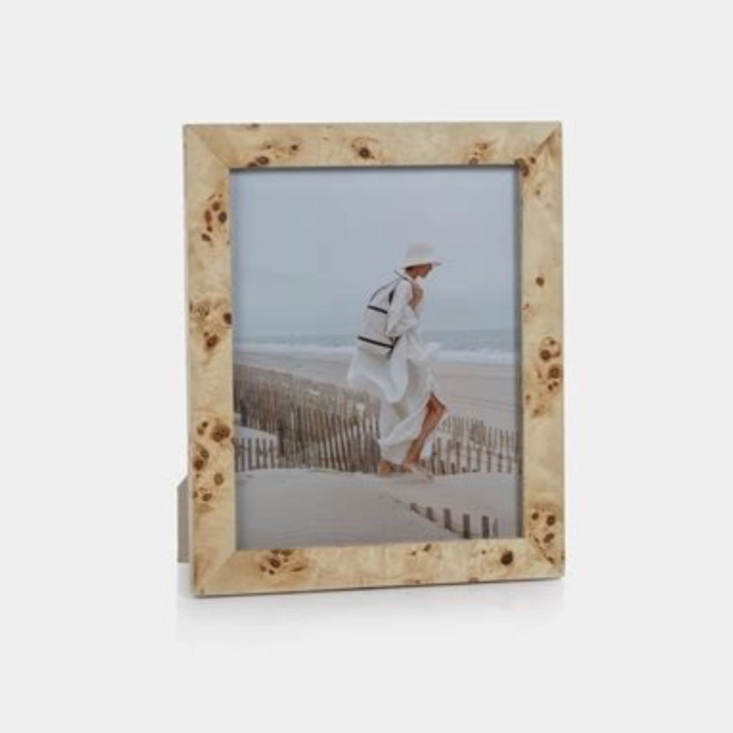 Burl Wood Veneer Frame