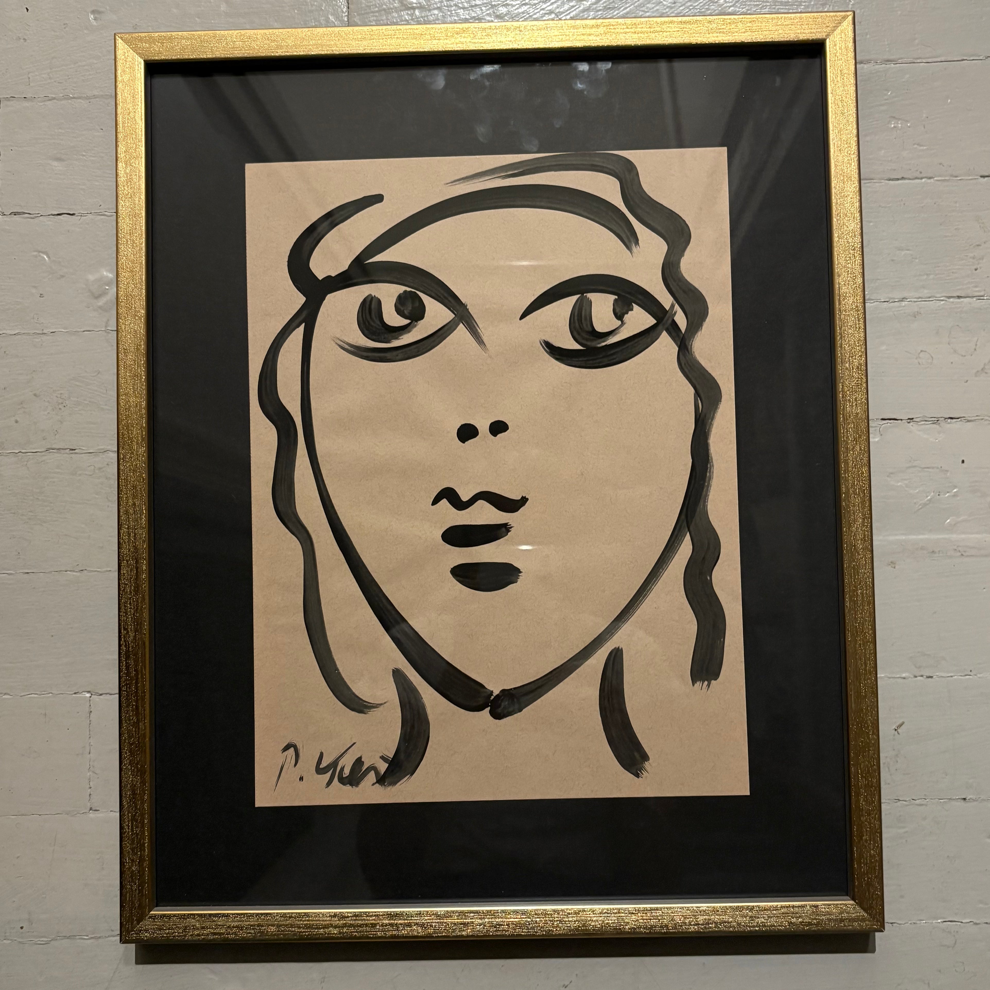 PETER KEIL - GIRL WITH WAVY HAIR