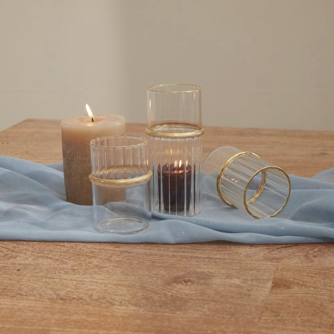 Gold Glass Ring Votive