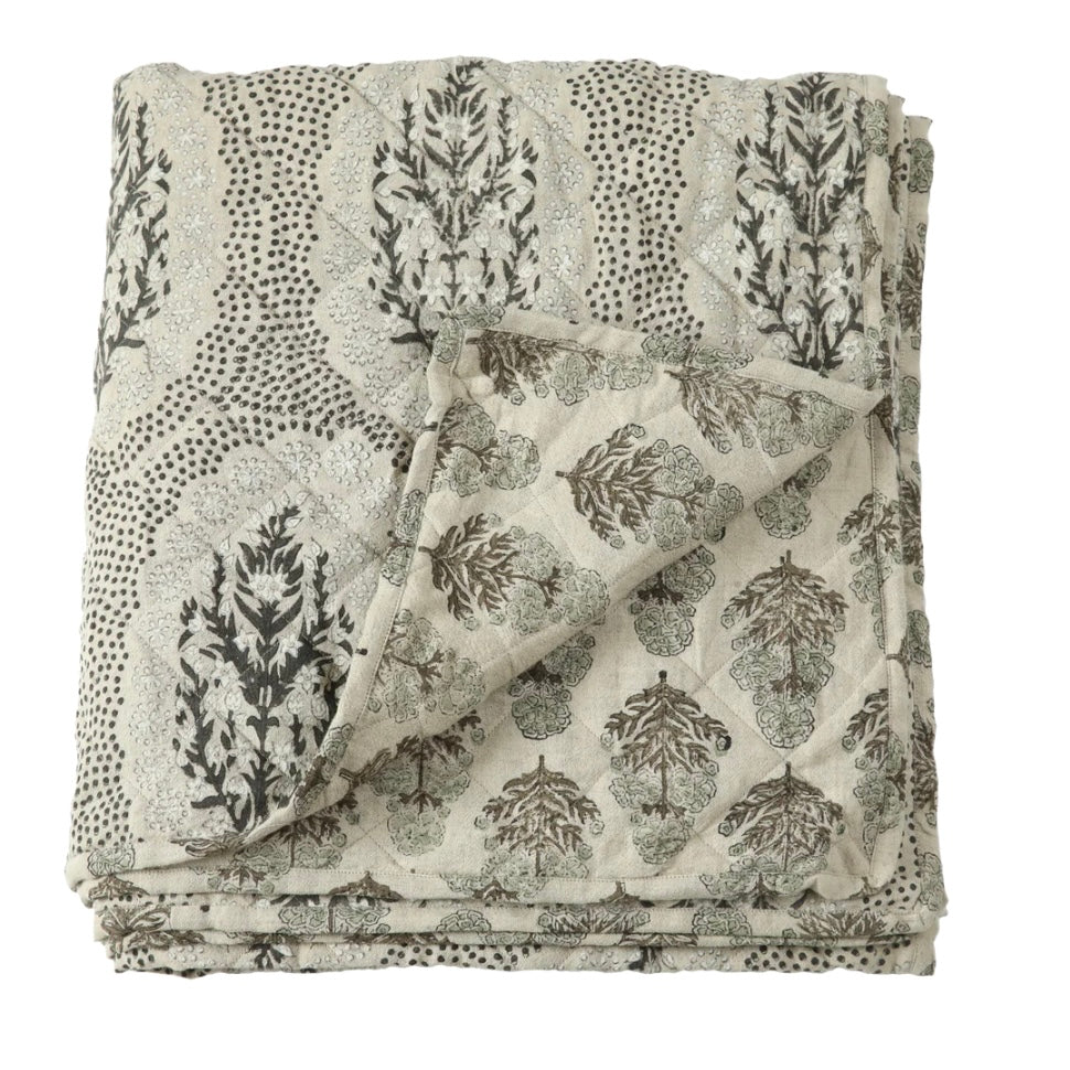 Marigold Graphite Coverlet