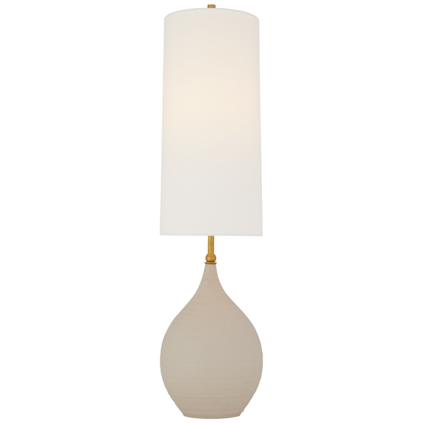 Narrow Table Lamp - Cream