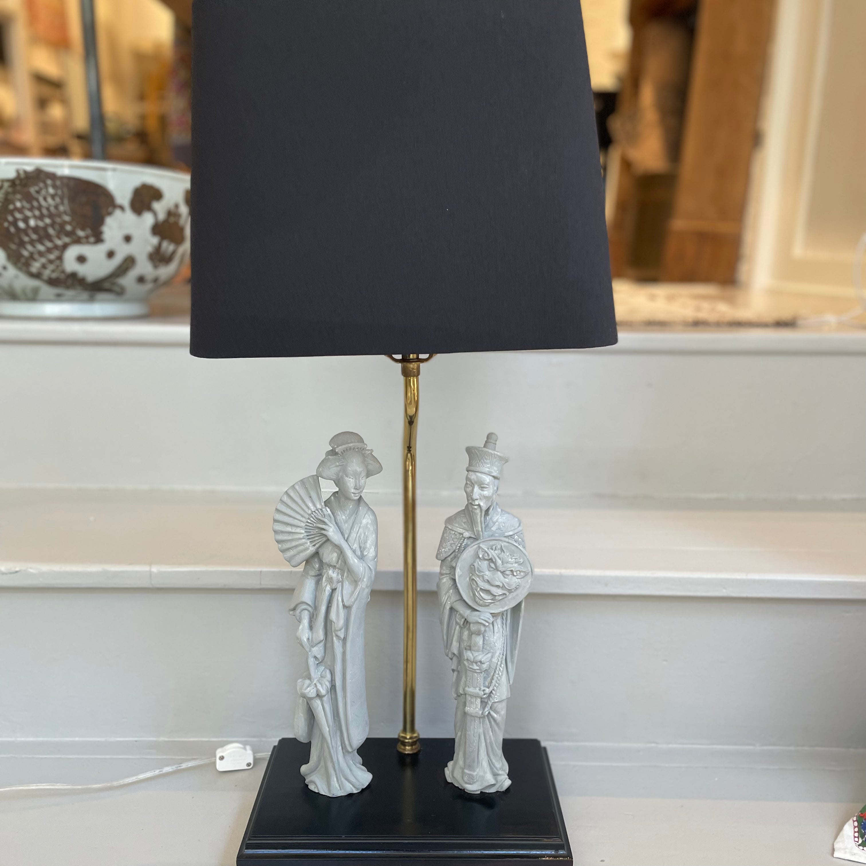 Asian Figurine Lamp